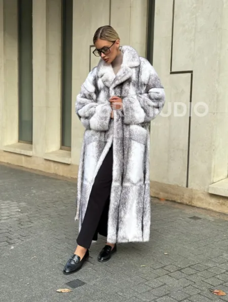 Норковая шуба - крестовка - фото 10