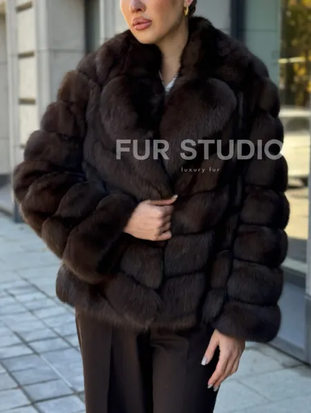 Полушубок из соболя - фото 4