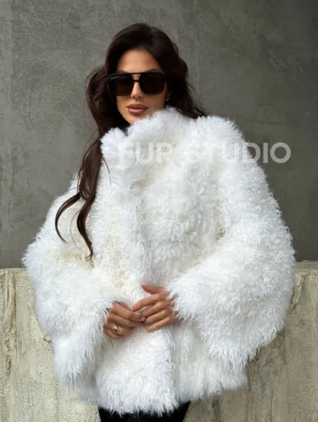 Шуба из альпаки - фото 0