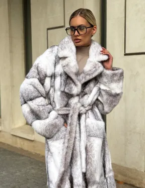 Норковая шуба - крестовка - фото 1