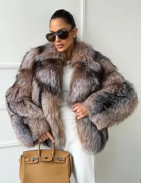 Полушубок из чернобурки - фото 6