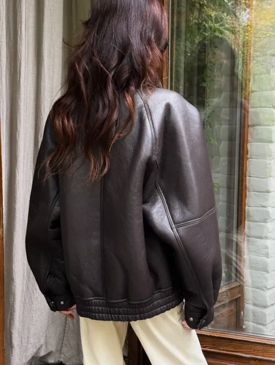 Натуральная дубленка - женская - фото 3