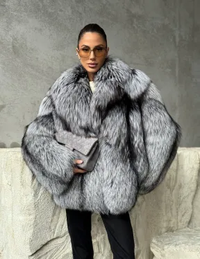 Полушубок из чернобурки - фото 12