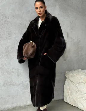 Натуральная норковая шуба - фото 0