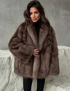 Шуба из меха куницы PREMIUM - фото 5