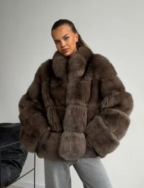 Шуба песцовая под соболь - фото 11