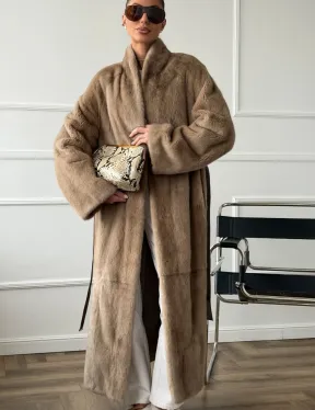 Норковое меховое пальто для женщин - фото 5