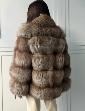 Полушубок из финской лисы - фото 4