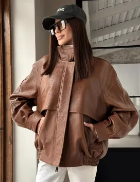 Стильная кожаная куртка - фото 11