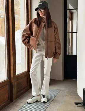 Стильная кожаная куртка - фото 7