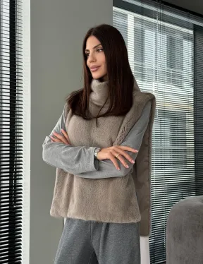 Норковая манишка «весна 2026» - фото 11